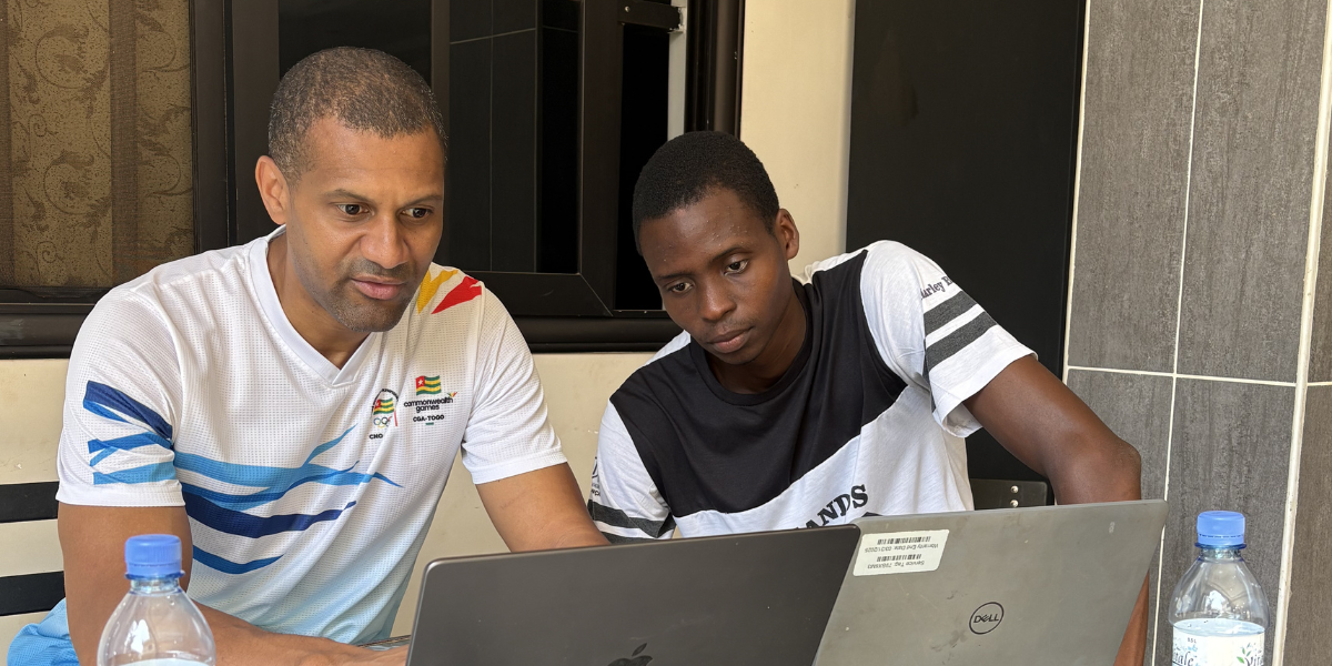 Benjamin Boukpeti et Etienne Yoagbati — Sport Elite Togo — Lomé